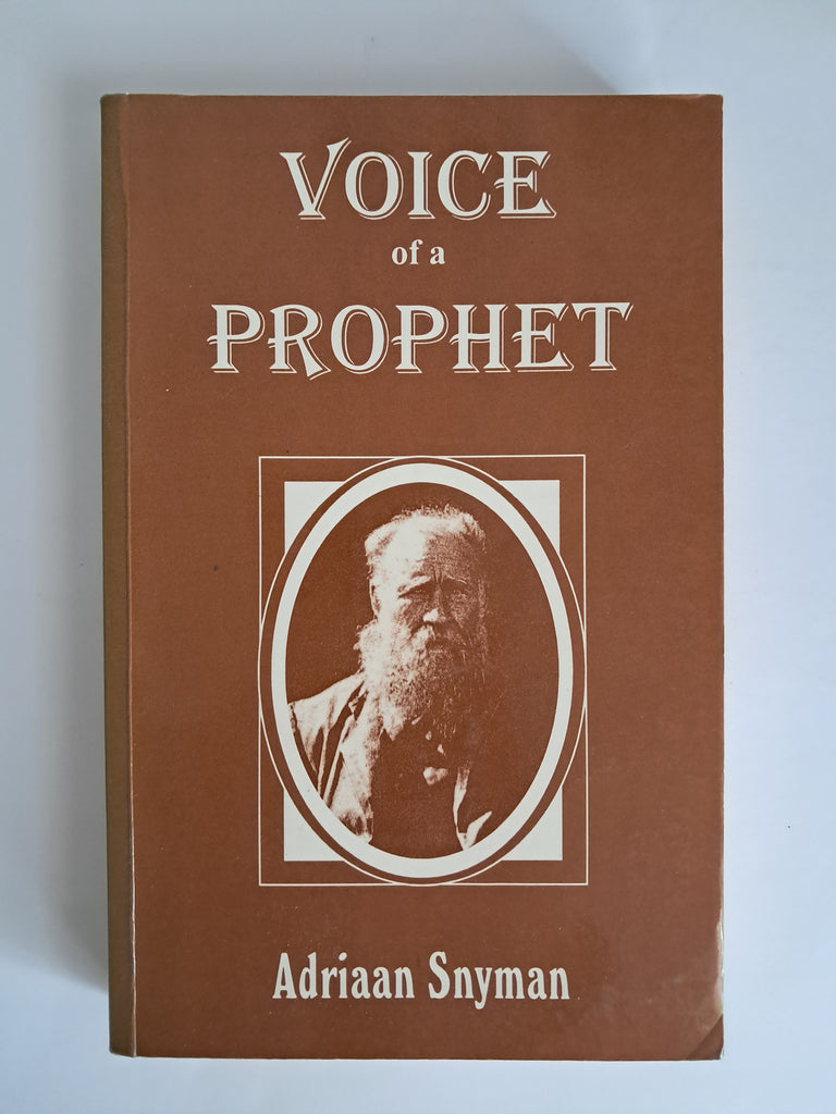 Voice of a Prophet - Adriaan Snyman