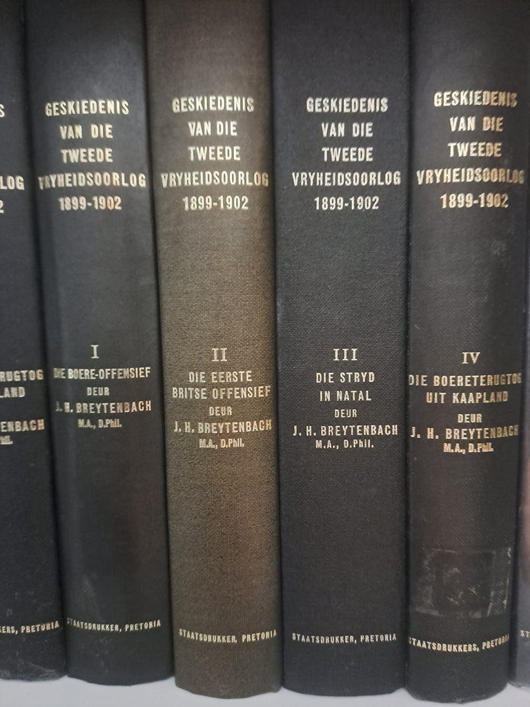 Die Geskiedenis van die Tweede Vryheidsoorlog in Suid-Afrika, 1899-1902 by Breytenbach J.H