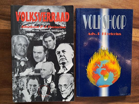 Volksverraad ~ Die Geskiedenis Agter Die Geskiedenis en Volkshoop  beide deur Pretorius, Adv. P.J. - Gewese lid van Nasionale Intelligensie