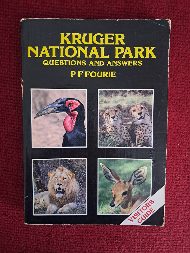 Kruger National Park by P F Fourie, 1989 5th edition — front cover