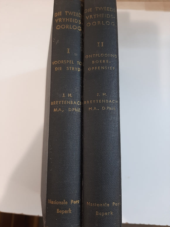 Die Tweede Vryheids-oorlog by Breytenbach, J. H.-2 Volumes  1948