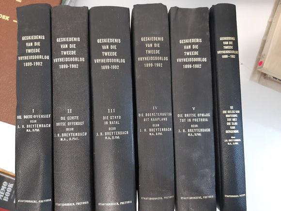 Die Geskiedenis van die Tweede Vryheidsoorlog in Suid-Afrika, 1899-1902 by Breytenbach J.H