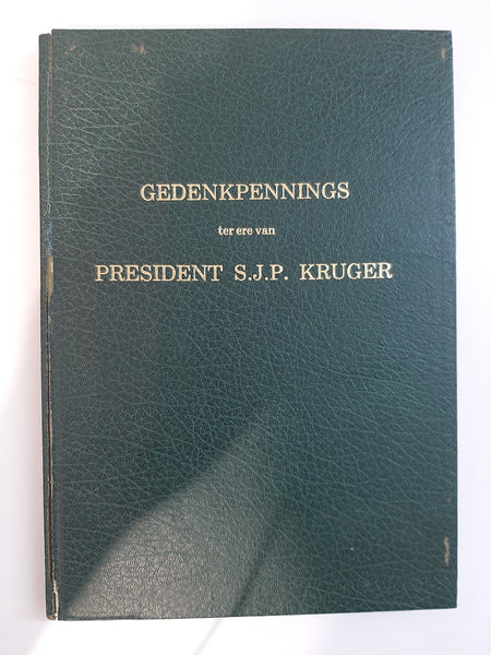 Gedenkpennings ter ere van President S.J.P. Kruger. In besit van die Nasionale Kultuurhistoriese en Opelugmuseum Pretoria Esterhuysen, Matthy