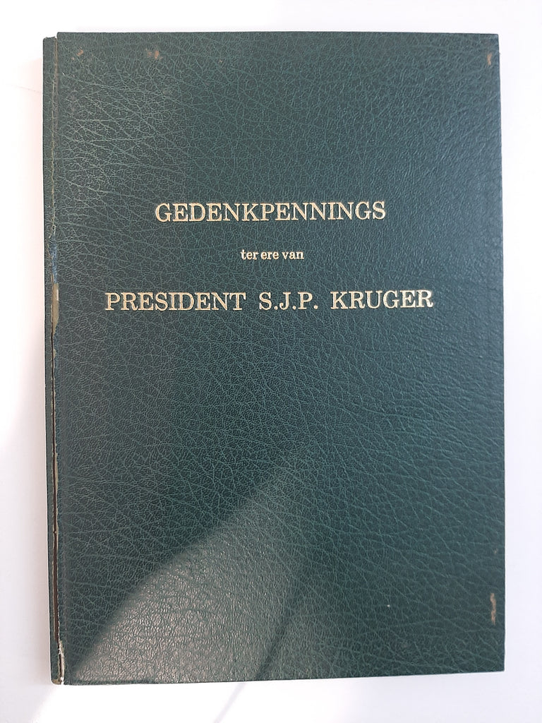 Gedenkpennings ter ere van President S.J.P. Kruger. In besit van die Nasionale Kultuurhistoriese en Opelugmuseum Pretoria Esterhuysen, Matthy