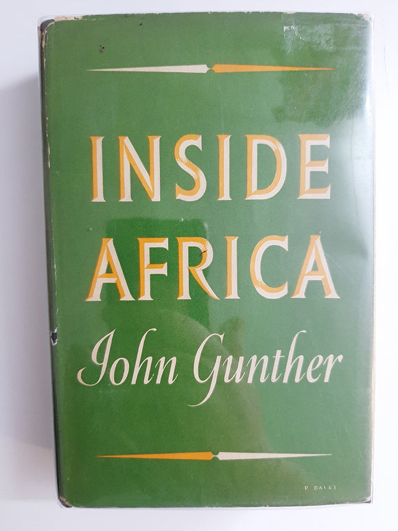 Inside Africa by Gunther, John
