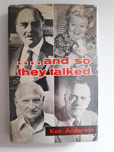 ...And So They Talked By Ken Anderson