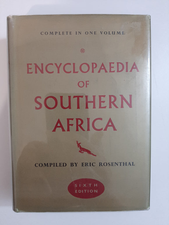 Encyclopedia Of Southern Africa By Eric Rosenthal