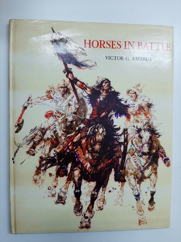 Horses In Battle By Victor G. Ambrus