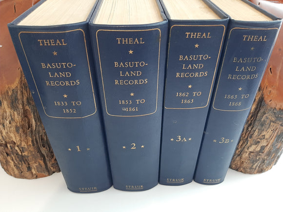 Basutoland Records 1833-1868 (3 Volumes bound in 4) by by George McCall Theal