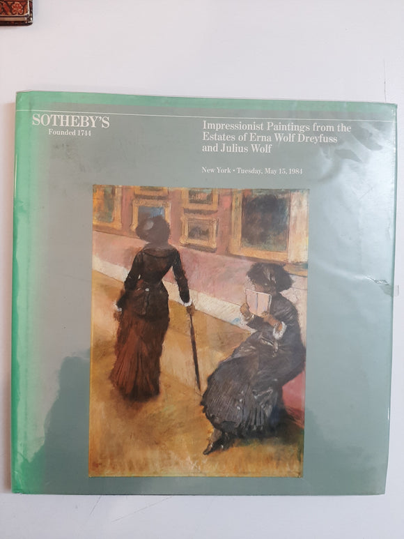 Impressionist Paintings from the Estates of Erna Wolf Dreyfuss and Julius Wolf