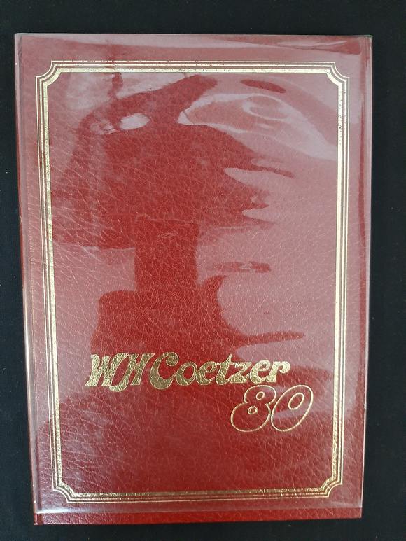 Coetzer W.H. WH COETZER 80: THE AUTOBIOGRAPHY OF WH COETZER. (De Luxe Edition. This edition is limited to 1000 numbered copies. No's 1 to 100 are specially bound in leather and signed BY WH Coetzee. This is number 73.)